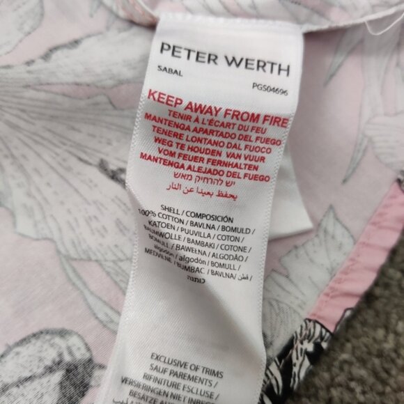 London Peter Werth Men's Pink Floral Button Down Shirt Size XL Hawaiian Beach - Picture 8 of 8